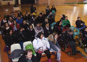 Άτομα με αναπηρία και φοιτητές του ΤΕΦΑΑ παρακολούθησαν την ενημερωτική εκδήλωση