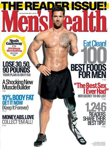 Μπορεί να του έλειπε ένα πόδι και ένα χέρι αλλά το 2014 ψηφίστηκε ως ο άντρας της χρονιάς από διάσημο fitness περιοδικό!