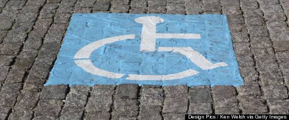 Parking Space Reserved For Disabled Drivers
