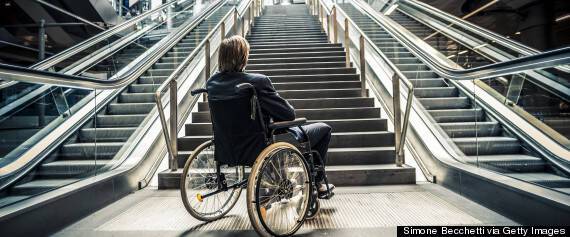 σκάλες αναπηρική καρέκλα