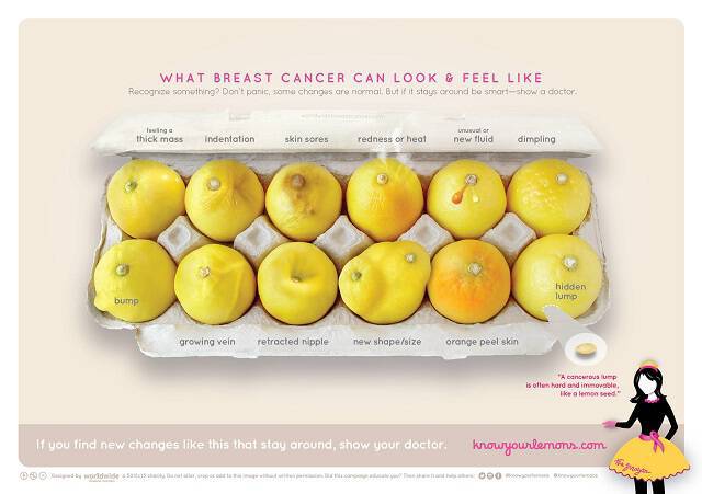 Συμπτώματα καρκίνου του μαστού: Η φωτογραφία με τα λεμόνια που έγινε viral