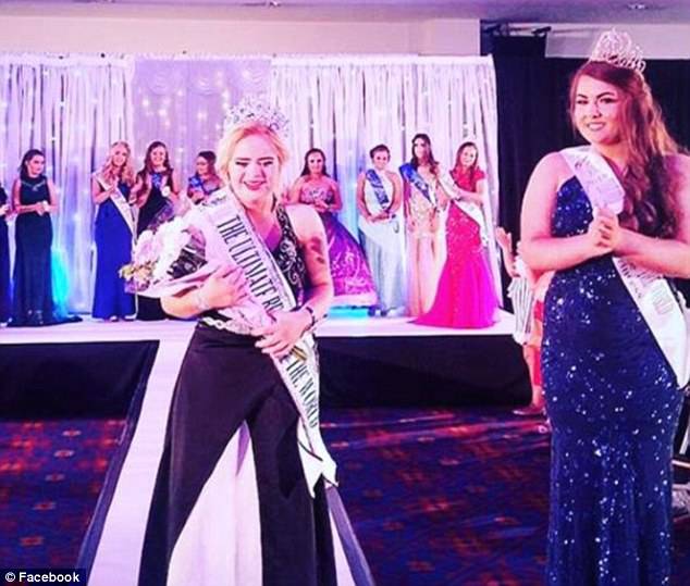 The teenager was stunned to discover she had beaten off 40 others to win the pageant crown