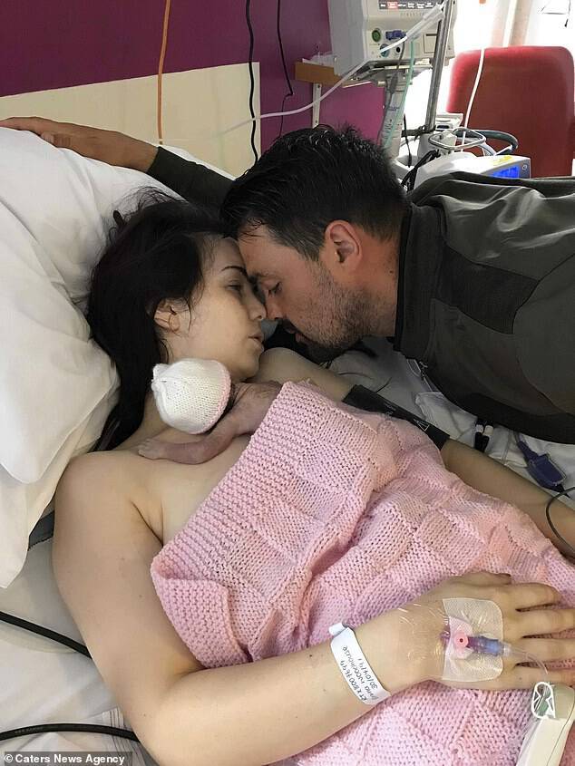Emma was given the heartbreaking news by husband Paul that one of her girls hadn't made it