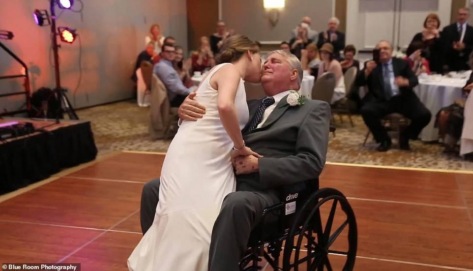 After Jim was diagnosed with glioblastoma in May 2017, his daughter was left unsure of whether they'd actually ever have a father-daughter dance. When her wedding rolled around on December 29, they made the most of the opportunity