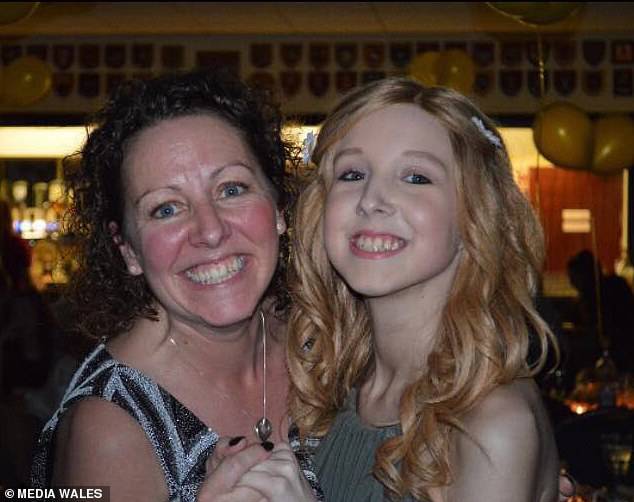 Sarah Griffiths, 43, recalled the last moments before her daughter, Daisy Wyatt, died of rare blood cancer Ewing's Sarcoma at just 14 years old